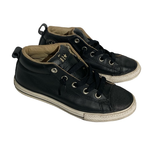 Converse Other - Converse All Stars sneakers black leather size 4